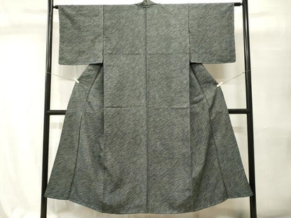 平和屋着物■上質な小紋　抽象文　鮫小紋柄　正絹　逸品　CABI7622ev