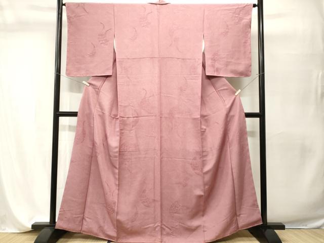 平和屋着物■江戸小紋　鮫小紋柄　孔雀　正絹　逸品　CABI7623ev