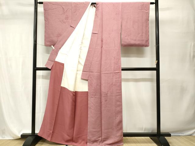 平和屋着物■江戸小紋　鮫小紋柄　孔雀　正絹　逸品　CABI7623ev