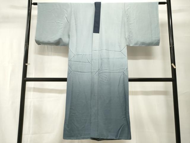 平和屋着物■男性　長襦袢　袷　仕覆　風景文　だるま　金彩　正絹　逸品　CABI7625ev