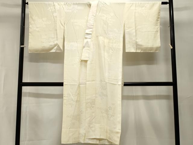 平和屋着物■長襦袢　無双仕立て　エ霞菊地紋　暈し染め　正絹　逸品　CABI7628ev
