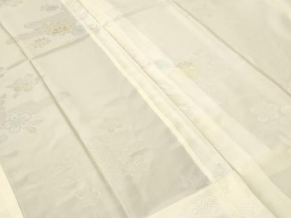 平和屋着物■長襦袢　無双仕立て　エ霞菊地紋　暈し染め　正絹　逸品　CABI7628ev