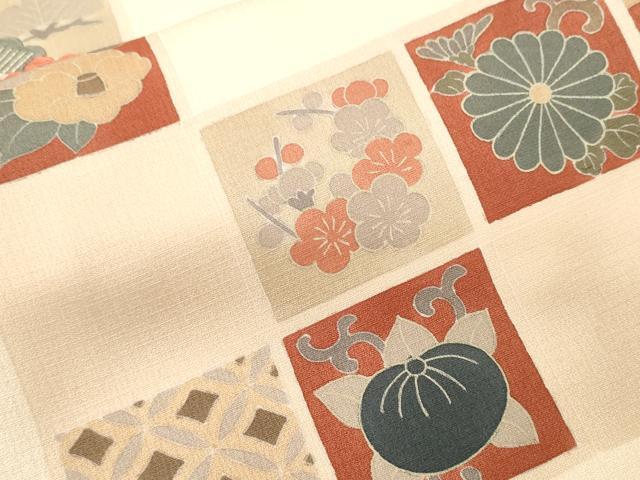 平和屋着物■訪問着　刺繍　松竹梅吉祥文　金糸　正絹　逸品　CABI7641ev