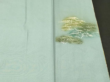 平和屋着物■豪華色留袖　浜松風景文　暈し染め　金彩　正絹　逸品　CABI7678ev