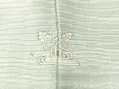 平和屋着物■上質な色無地　杢目地紋　水色　正絹　逸品　CABI7714ev