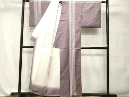 平和屋着物■上質な紬　間道　正絹　逸品　CABI7725ev