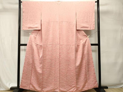 平和屋着物■上質な小紋　芝草文　正絹　逸品　CABI7728ev