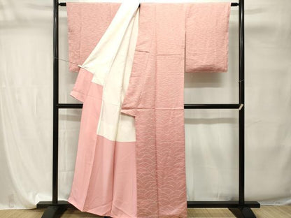 平和屋着物■上質な小紋　芝草文　正絹　逸品　CABI7728ev