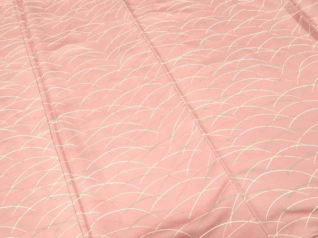 平和屋着物■上質な小紋　芝草文　正絹　逸品　CABI7728ev