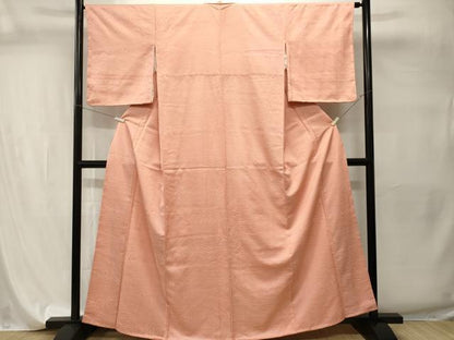 平和屋着物■上質な小紋　杢目文様　正絹　逸品　CABI7737ev