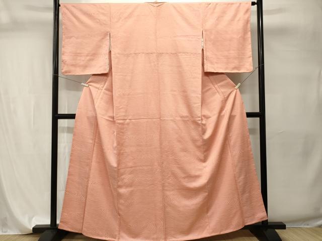平和屋着物■上質な小紋　杢目文様　正絹　逸品　CABI7737ev