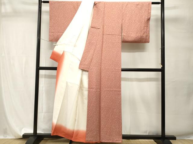 平和屋着物■江戸小紋　雪輪重ね文　正絹　逸品　CABI7739ev