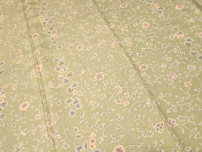 平和屋着物■上質な小紋　枝花文　正絹　逸品　CABI7744ev