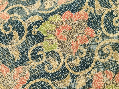 平和屋着物■上質な小紋　更紗花唐草文　正絹　逸品　CABI7753ev
