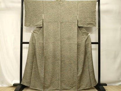 平和屋着物■上質な小紋　露芝草文　正絹　逸品　CABI7754ev