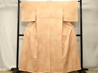 平和屋着物■上質な小紋　霞花地紋　暈し染め　正絹　逸品　CABI7764ev