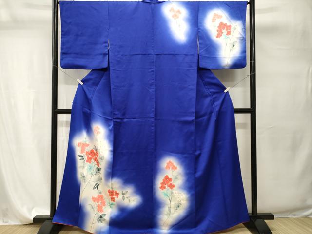 平和屋着物■訪問着　枝花文　暈し染め　正絹　逸品　CABI7784ev
