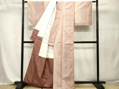 平和屋着物■上質な紬　間道　正絹　逸品　CABI7788ev