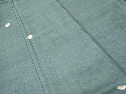 平和屋着物■上質な紬　絞り　草花丸文　正絹　逸品　CABI7796ev