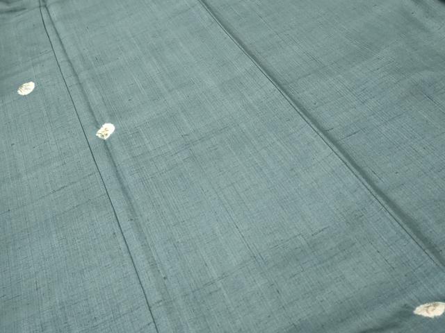 平和屋着物■上質な紬　絞り　草花丸文　正絹　逸品　CABI7796ev