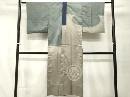 平和屋着物■男性　長襦袢　無双仕立て　絞り　打ち出の小槌　洗える着物　CABI7797ev