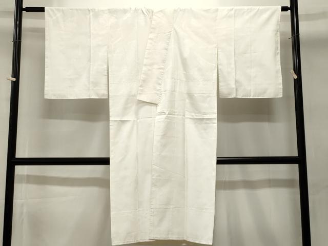 平和屋着物■長襦袢　袷　亀甲菊花地紋　白色　洗える着物　CABI7802ev