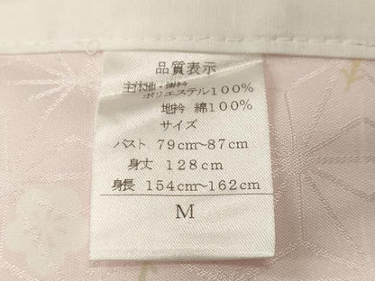 平和屋着物■長襦袢　単衣　吹き寄せ文　洗える着物　CABI7803ev