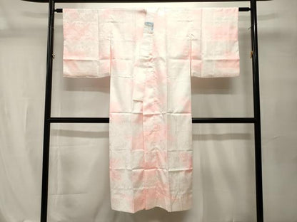 平和屋着物■長襦袢　無双仕立て　七宝花文　暈し染め　洗える着物　CABI7805ev