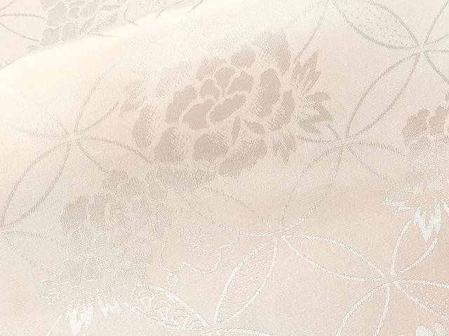 平和屋着物■長襦袢　無双仕立て　七宝花文　暈し染め　洗える着物　CABI7805ev
