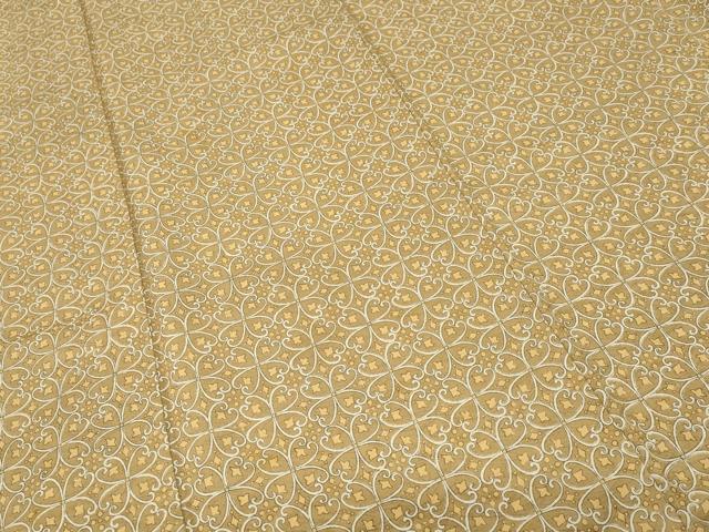 平和屋着物■上質な小紋　唐草花文　正絹　逸品　CABI7834ev