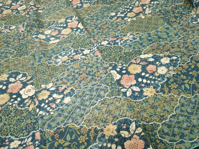 平和屋着物■上質な小紋　辻が花　正絹　逸品　CABI7839ev