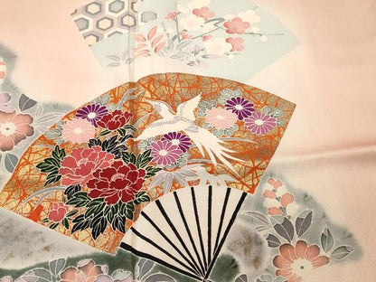 平和屋着物■訪問着　辻が花　暈し染め　正絹　逸品　CABI7841ev