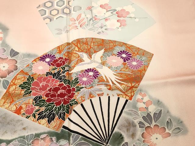 平和屋着物■訪問着　辻が花　暈し染め　正絹　逸品　CABI7841ev