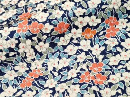 平和屋着物■上質な小紋　枝椿文　正絹　逸品　CABI7853ev