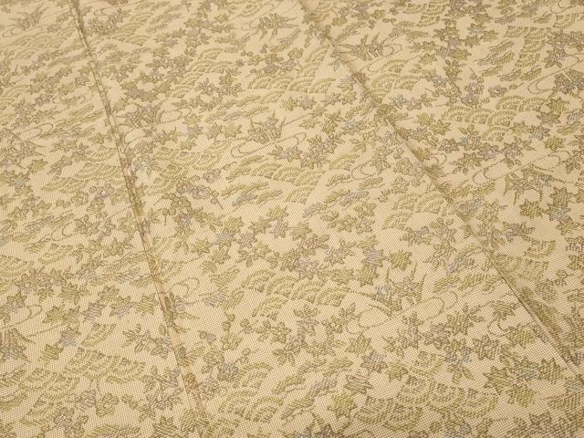 平和屋着物■上質な紬　流水文　松竹梅文　正絹　逸品　CABI7861ev