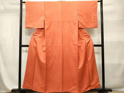 平和屋着物■上質な小紋　亀甲霞文　正絹　逸品　CABI7862ev