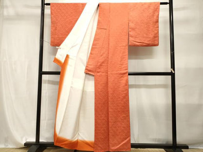 平和屋着物■上質な小紋　亀甲霞文　正絹　逸品　CABI7862ev