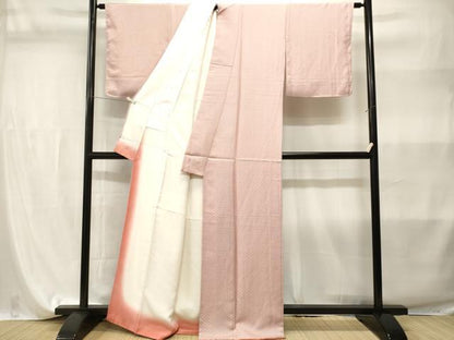 平和屋着物■上質な小紋　扇尽くし文　正絹　逸品　CABI7867ev