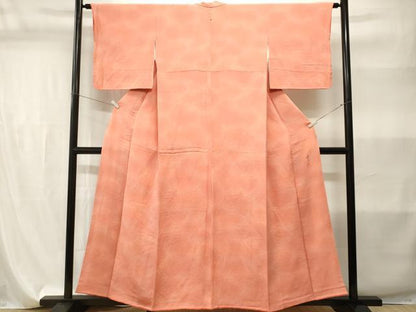 平和屋着物■上質な小紋　作家物　霞文　暈し染め　鬼しぼ縮緬　正絹　逸品　CABI7875ev