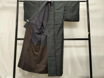 平和屋着物■上質な紬　霞文　正絹　逸品　CABI7879ev