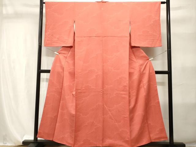 平和屋着物■江戸小紋　鮫小紋柄　雲重ね文　正絹　逸品　CABI7899ev