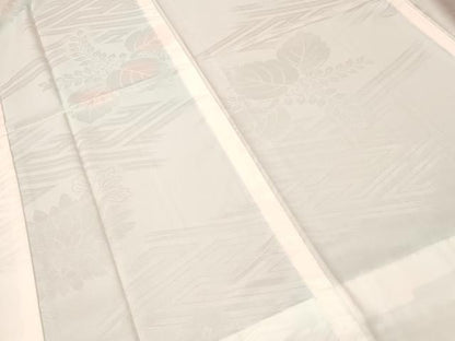 平和屋着物■振袖用長襦袢　無双仕立て　紗綾形菊地紋　暈し染め　洗える着物　CABI7905ev