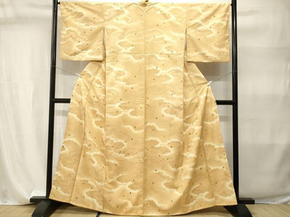 平和屋着物■小紋　雲取り青海波文　暈し染め　洗える着物　CABI7908ev