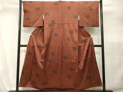 平和屋着物■上質な小紋　源氏香花文　金彩　正絹　逸品　CABI7941ev