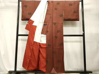 平和屋着物■上質な小紋　源氏香花文　金彩　正絹　逸品　CABI7941ev