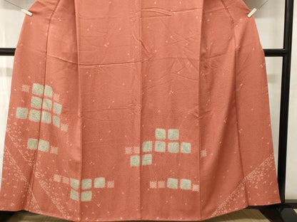 平和屋着物■訪問着　絞り　抽象文　さが美扱い　正絹　逸品　CABI7947ev