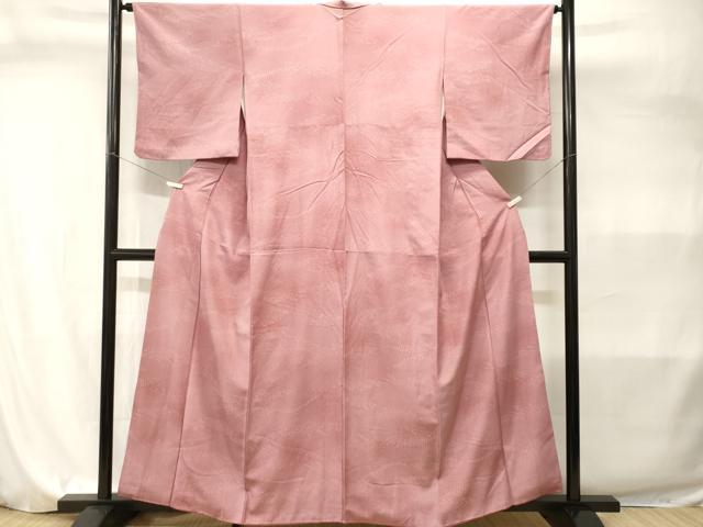 平和屋着物■上質な小紋　溢れ松葉文様　暈し染め　正絹　逸品　CABI7959ev