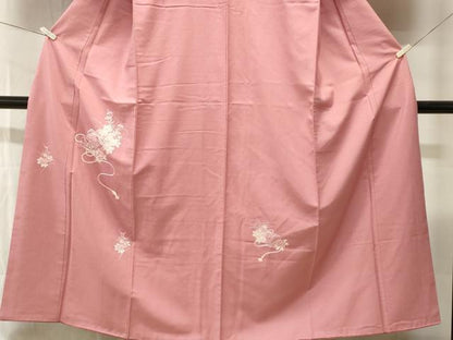 平和屋着物■訪問着　紬地　刺繍　文箱草花文　やまと誂製　正絹　逸品　CABI7965ev
