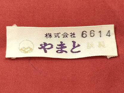 平和屋着物■上質な紬　格子柄　やまと誂製　正絹　逸品　CABI7970ev