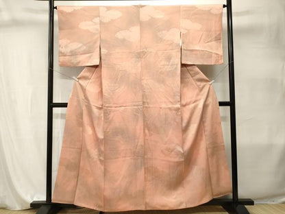 平和屋着物■江戸小紋　鮫小紋柄　暈し染め　正絹　逸品　CABI7971ev